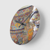 Mexicaanse Talavera-achtige aardewerk Ronde Klok (Hoek)