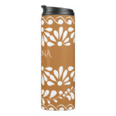 Mexicaanse Talavera Bruidsmeisjes Geschenken geper Thermosbeker (Geroteerd rechts)