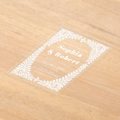 Mexicaanse Talavera bruiloft Acryl Uitnodigingen (Laagn)