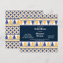 Mexicaanse Talavera Design Bridal Shower Kaart