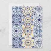 Mexicaanse Talavera Design Bridal Shower Kaart (Achterkant)