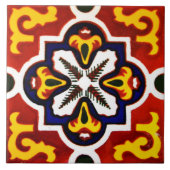 Mexicaanse Talavera Design Ceramic Photo Tile Tegeltje (Voorkant)