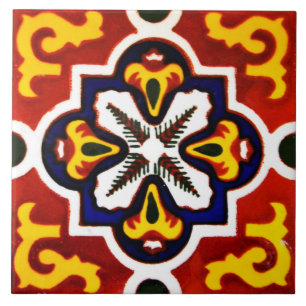 Mexicaanse Talavera Design Ceramic Photo Tile Tegeltje