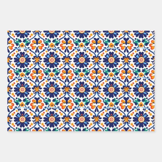 Mexicaanse Talavera inpakpapier (Voorkant 3)