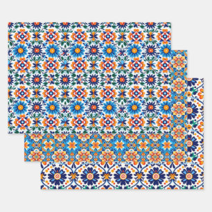 Mexicaanse Talavera inpakpapier Vel