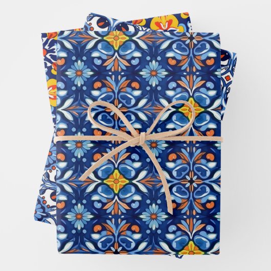 Mexicaanse Talavera inpakpapier Vel (In situ)