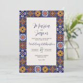 Mexicaanse Talavera Majolica Kleurrijke Classic We Kaart (Staand voorkant)