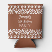 Mexicaanse talavera partij geeft de voorkeur aan m blikjeskoeler (Voorkant)