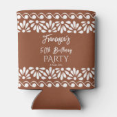 Mexicaanse talavera partij geeft de voorkeur aan m blikjeskoeler (Achterkant)