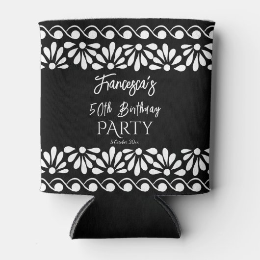 Mexicaanse talavera partij geeft de voorkeur aan m blikjeskoeler (Voorkant)