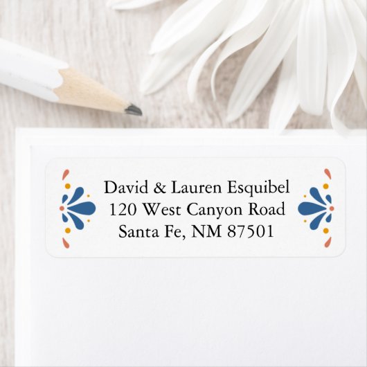 Mexicaanse Talavera Return Address Labels (Insitu)