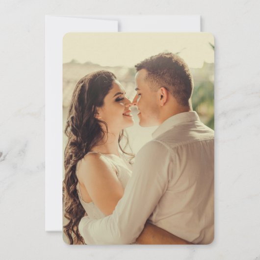 Mexicaanse Talavera Spaanse foto bruiloft uitnodig Kaart (Achterkant)