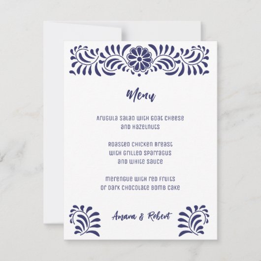 Mexicaanse talavera-stijl aankondiging (Voorkant)