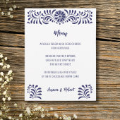 Mexicaanse talavera-stijl aankondiging