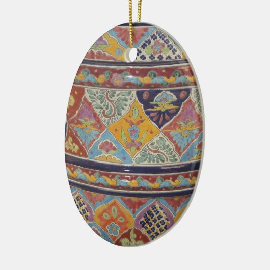 Mexicaanse Talavera-stijl Keramisch Ornament (Links)