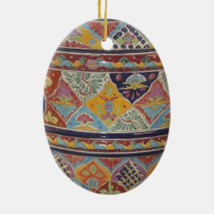 Mexicaanse Talavera-stijl Keramisch Ornament
