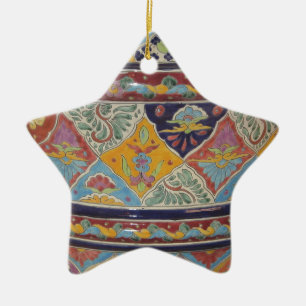 Mexicaanse Talavera-stijl Keramisch Ornament