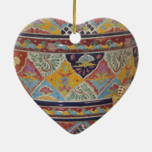 Mexicaanse Talavera-stijl Keramisch Ornament