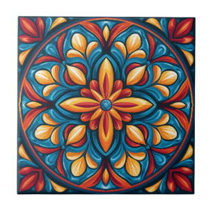 Mexicaanse Talavera-stijl keramische tegel Tegeltje