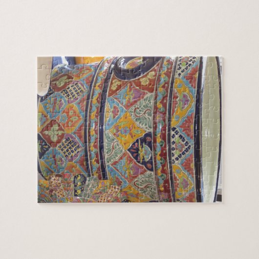 Mexicaanse Talavera-stijl Legpuzzel (Horizontaal)