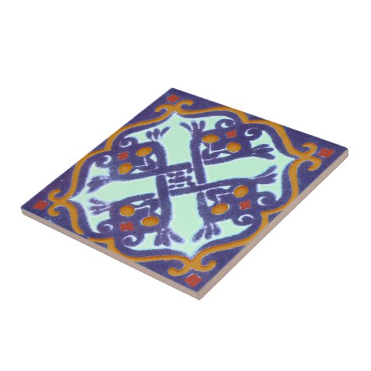 Mexicaanse Talavera stijl Tegel Tegeltje (Zijkant)