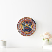 Mexicaanse Talavera-stijl zon Ronde Klok (Huis)
