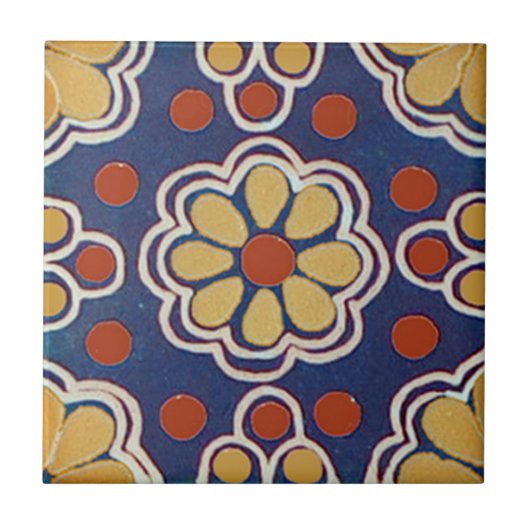 Mexicaanse Talavera Style Tile Tegeltje (Voorkant)