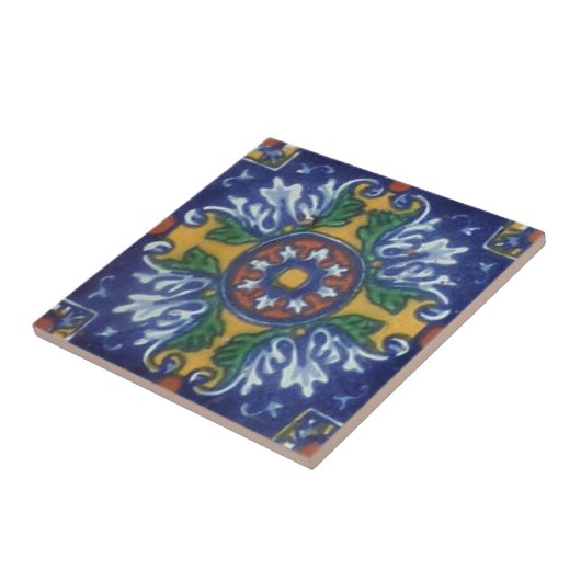 Mexicaanse Talavera Style Tile Tegeltje (Zijkant)
