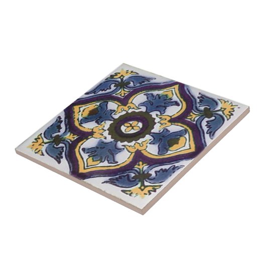 Mexicaanse Talavera Style Tile Tegeltje (Zijkant)
