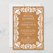 Mexicaanse talavera terracotta bruidsdouche kaart (Achterkant)