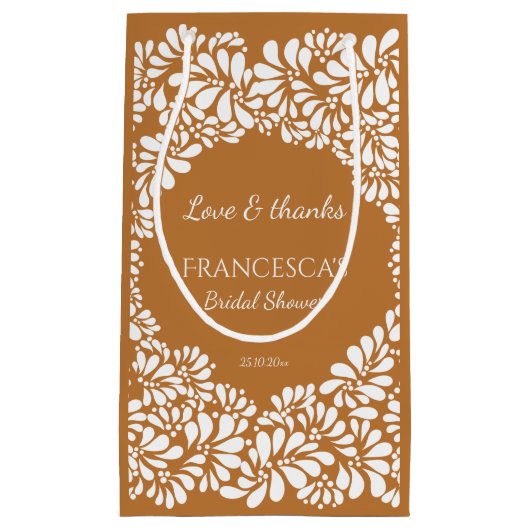 Mexicaanse talavera terracotta vrijgezellenfeest g klein cadeauzakje (Voorkant)