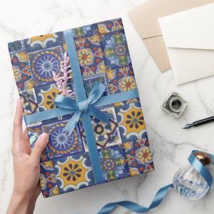 Mexicaanse Talavera Tiles Cadeaupapier