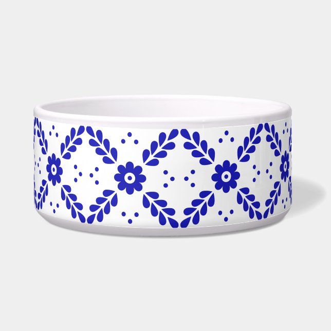 Mexicaanse talavera voerbakje (Voorkant)