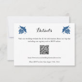 Mexicaanse Talavera Wedding Details Kaart (Voorkant)