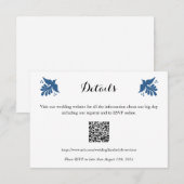 Mexicaanse Talavera Wedding Details Kaart (Voorkant / Achterkant)