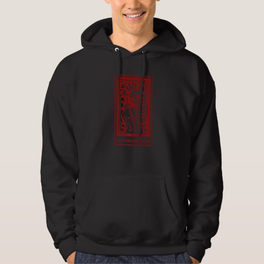 Mexicaanse Tarot Kaart 1 Hoodie (Voorkant)