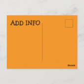 Mexicaanse Tegel, dans van de doden Briefkaart (Achterkant)