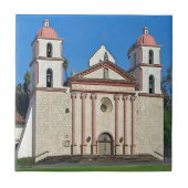 Mexicaanse Tegel, Old Spanish Mission Santa Barbar Tegeltje (Voorkant)