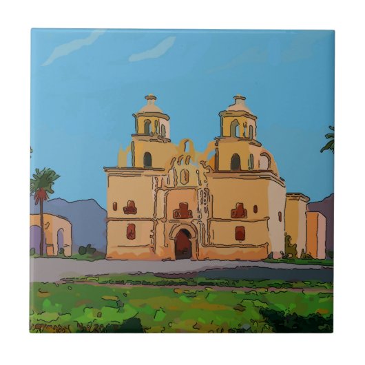 Mexicaanse Tegel, Olod Spaans Missie Tegeltje (Voorkant)