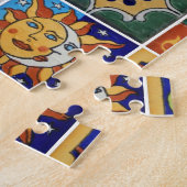 Mexicaanse Tegel Puzzle Sjabloon of GEBRUIK UW FOT Legpuzzel (Zijkant)