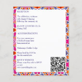 Mexicaanse tegel roze budget bruiloft nodig alles  (Achterkant)