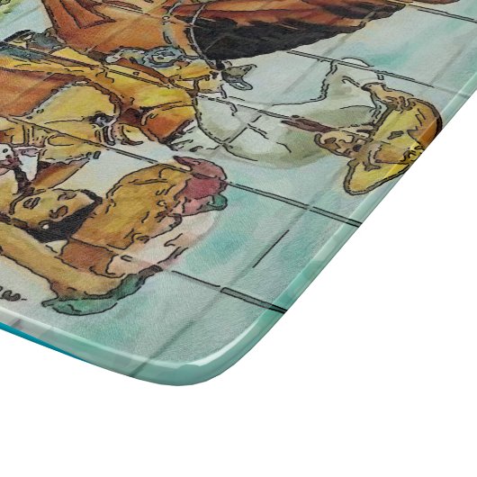 Mexicaanse Tegel  stijl Snijplank (Hoek)