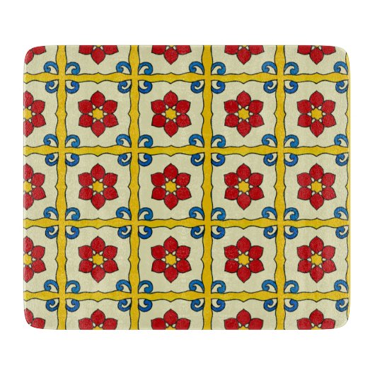 Mexicaanse Tegel  stijl Snijplank (Voorkant)