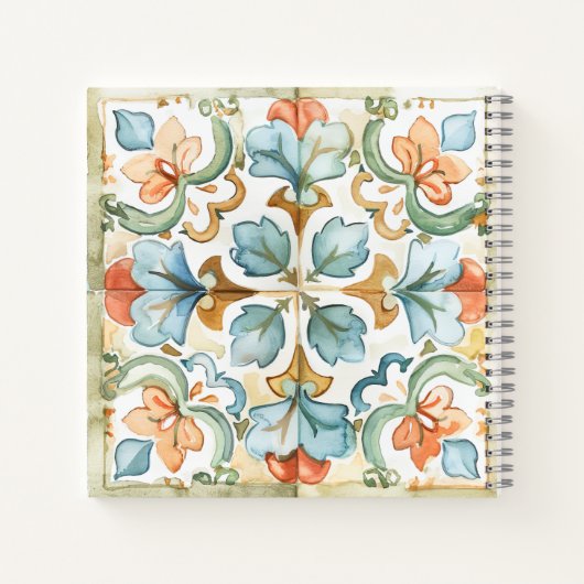 Mexicaanse Tegel | Talavera Travel Journal Notitieboek (Achterkant)