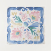 Mexicaanse tegelkunst pastel wandkleed (Voorkant (horizontaal))