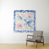 Mexicaanse tegelkunst pastel wandkleed (In Situ (horizontaal))