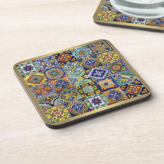 Mexicaanse tegels drankjes onderzetter (Linkerzijde)