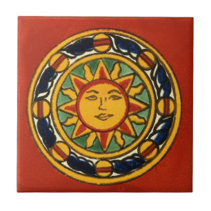 Mexicaanse tegels met handmatige rugsplash 5 tegeltje