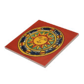 Mexicaanse tegels met handmatige rugsplash 5 tegeltje (Zijkant)