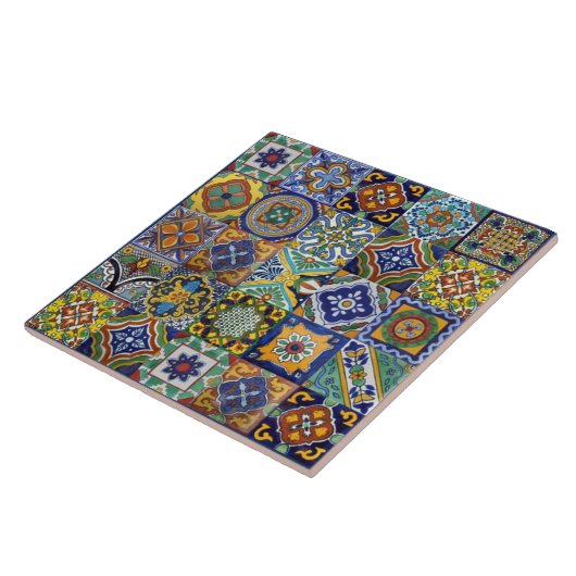 Mexicaanse tegels tegeltje (Zijkant)